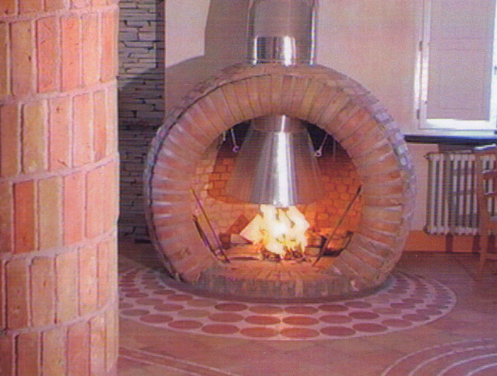 Un camino da interno davvero originale. il creativo capriccioso ... Del creativo camino